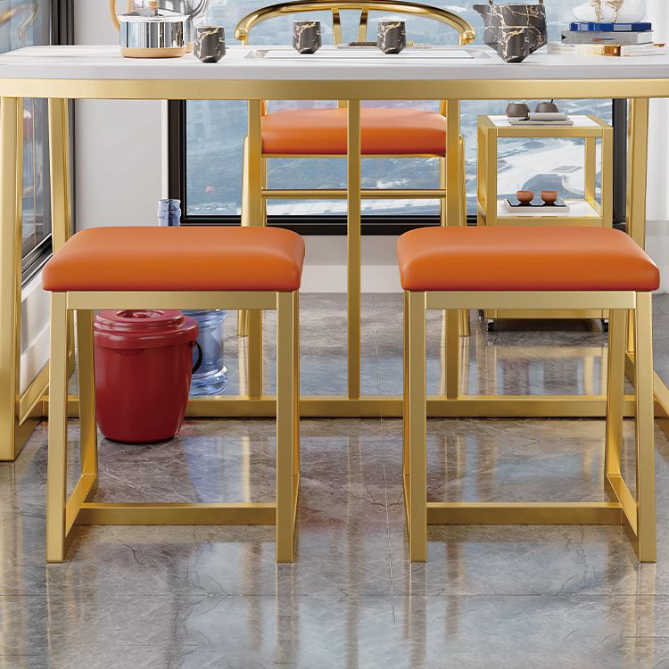 Metal Traditional Luxury Rectangle Table Sintered Stone Table,47"L x 21"W x 29"H Clearhalo ' dining_table' 'Dining Tables & Seating' 'Dining Tables' 'furn' 'furn_dining_table' 'Furniture' 'furniture_dining_table' 'Kitchen & Dining Furniture' 'kitchen&dining_furn' 'kitchen' 'kitchen_dining_table' 1200x1200_da6910cc-d05f-45a7-8bba-a7f747428c0e