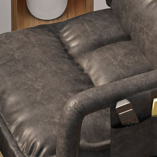 Silla de altura de altura de fondo de brazo de metal contemporáneo