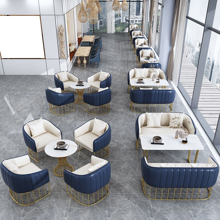 Glam Style Sintered Stone Dining Set 1/2/3/4/5 Pieces Dining Table Set for Home Use Clearhalo 'Dining Room Sets' 'Dining Tables & Seating' 'dining_room_set' 'furn' 'furn_dining_room_set' 'Furniture' 'Kitchen & Dining Furniture' 1200x1200_da6bf444-8094-4bf3-a88e-336b82a918b4