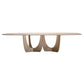 Solid Wood Dining Table Simplicity Double Pedestal Table for Dining Room Clearhalo ' dining_table' 'Dining Tables & Seating' 'Dining Tables' 'furn' 'furn_dining_table' 'Furniture' 'furniture_dining_table' 'Kitchen & Dining Furniture' 'kitchen&dining_furn' 'kitchen' 'kitchen_dining_table' 1200x1200_da6bf657-dcd9-4581-b076-0d6b698dfe1b