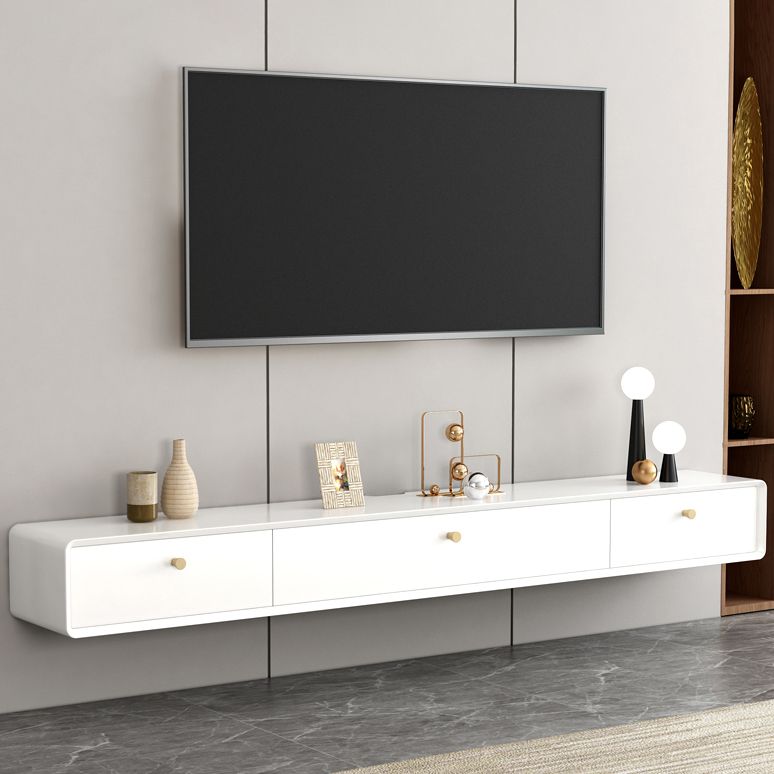 Contemporary Style Wall-mounted TV Stand Rubber Wood TV Cabinet Clearhalo 'furn' 'furn_tv_stands_entertainment_centers' 'Furniture' 'Living Room Furniture' 'TV Stands & Entertainment Centers' 'TV Stands & Media Storage Furniture' 'tv_stands_entertainment_centers' 1200x1200_da6da2d7-9a24-4775-8b27-c6e39afd3b80