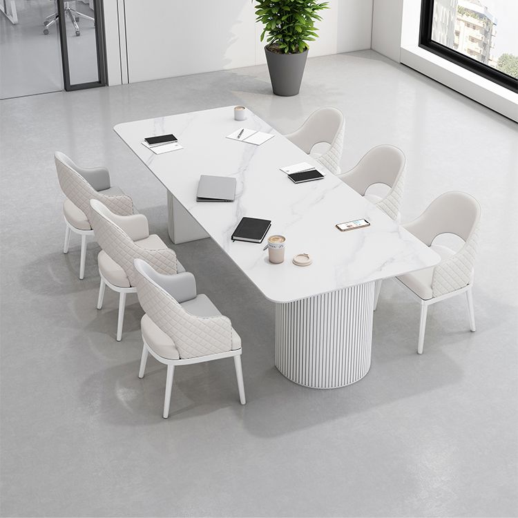 Moderner Steinrechteck-Büroschreibtisch 29,53 Zoll großer Schreibtisch