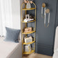 3/5-Shelf Contemporary Corner Bookshelf Iron Open Bookshelf for Living Room Clearhalo 'Bookcases' 'furn' 'furn_bookcases' 'Furniture' 'furniture_bookcases' 'Office Furniture' 1200x1200_da70d413-32fa-44f9-aab3-f250ba228d2e