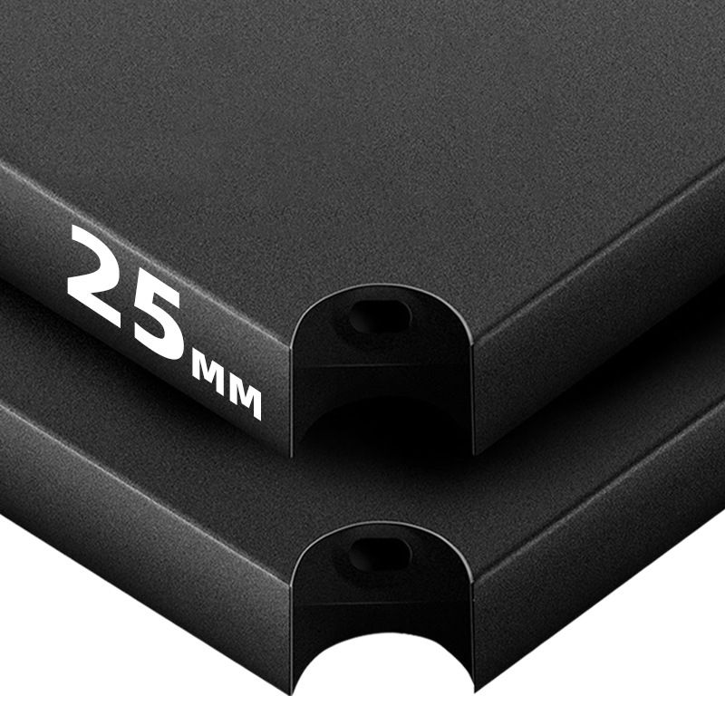 Contemporary Black Shelf Bookcase Open Bookshelf with Shelves Included