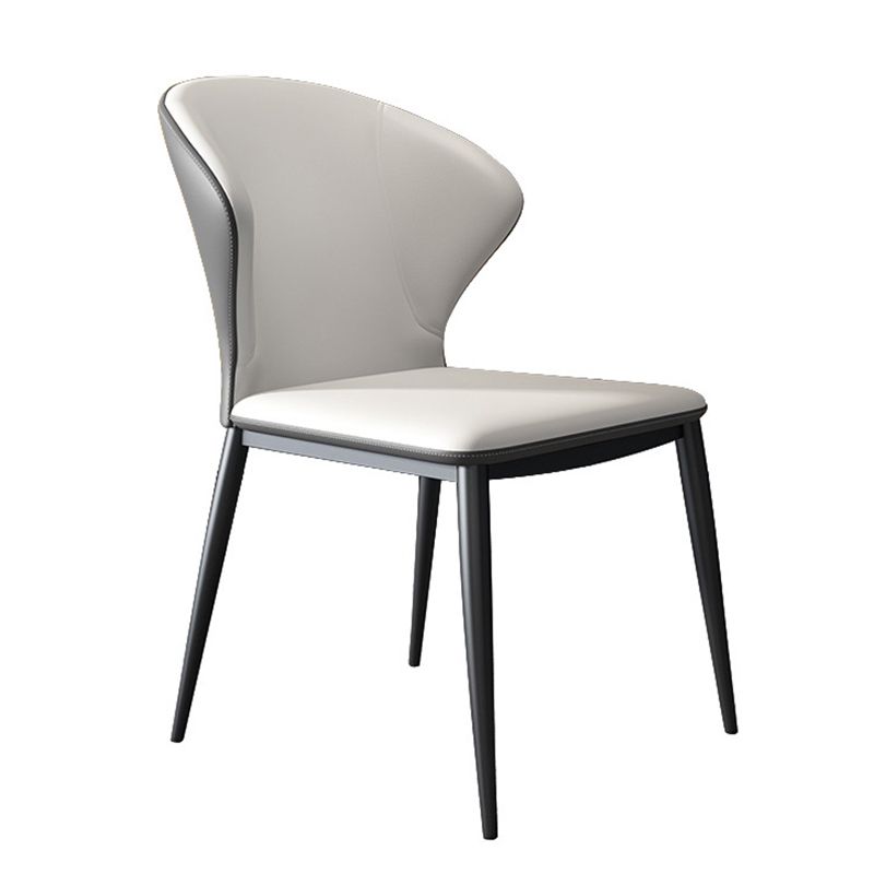 Modern Style Chairs Dining Armless Chairs for Kitchen with Metal Legs Clearhalo 'Dining Chairs' 'Dining Tables & Seating' 'dining_chair' 'furn' 'furn_dining_chair' 'Furniture' 'furniture_dining_chair' 'Kitchen & Dining Furniture' 1200x1200_da721d32-e27e-4819-b5d3-a7873c1e4064