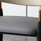 Home Scandinavian Arm Chair Open Back Metal Upholstered Single Dining Room Chair Clearhalo ' kitchen&dining_furn' 'Dining Chairs' 'Dining Tables & Seating' 'dining_chair' 'furn' 'furn_dining_chair' 'Furniture' 'furniture_dining_chair' 'Kitchen & Dining Furniture' 'kitchen' 1200x1200_da73adee-941d-4068-ba6c-3ce5b4d49807