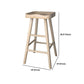 Modern Bar Table Set 1/2/3 Pieces Rectangle Bar Table with Wooden High Stools for Home
