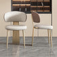Nordic Glam Style Chair Dining Armless Chairs for Kitchen with Metal Legs Clearhalo 'Dining Chairs' 'Dining Tables & Seating' 'dining_chair' 'furn' 'furn_dining_chair' 'Furniture' 'Kitchen & Dining Furniture' 1200x1200_da7431b1-05be-4e43-be9f-03645b762f39