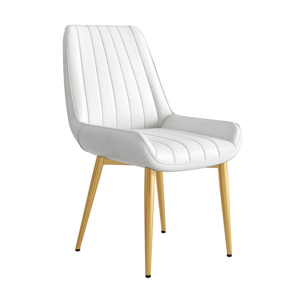 Contemporary Style Marble Table with White Table and 4 Gold Legs Base for Home Use Clearhalo 'Dining Room Sets' 'Dining Tables & Seating' 'dining_room_set' 'furn' 'furn_dining_room_set' 'Furniture' 'furniture_dining_room_set' 'Kitchen & Dining Furniture' 'kitchen&dining_furn' 'kitchen' 1200x1200_da756625-25d4-48d9-9b37-e3fab4d9cc56