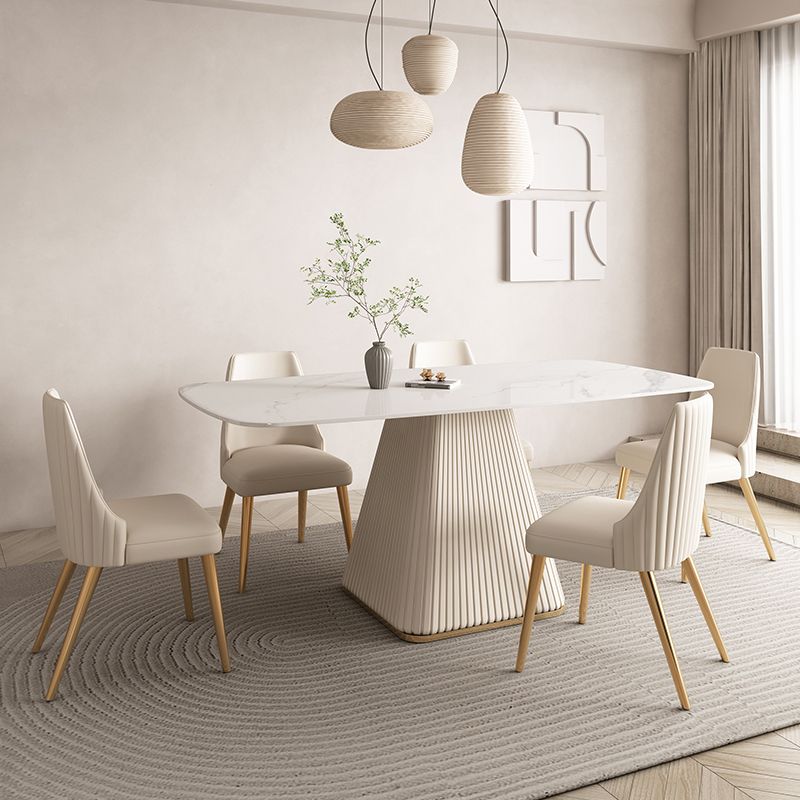 Contemporary 1/4/5/6/7 Pieces Dining Set Dining Room Table Set for Home Clearhalo 'Dining Room Sets' 'Dining Tables & Seating' 'dining_room_set' 'furn' 'furn_dining_room_set' 'Furniture' 'furniture_dining_room_set' 'Kitchen & Dining Furniture' 'kitchen&dining_furn' 'kitchen' 1200x1200_da763882-c4c1-4b2a-b131-12d4a643081f