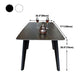 Stone Top Dining Table Rectangle Dining Table with 4 Solid Wood Legs Clearhalo ' dining_table' 'Dining Tables & Seating' 'Dining Tables' 'furn' 'furn_dining_table' 'Furniture' 'furniture_dining_table' 'Kitchen & Dining Furniture' 'kitchen&dining_furn' 'kitchen' 'kitchen_dining_table' 1200x1200_da76bc7c-7c7e-4398-b4aa-3658caedcc89