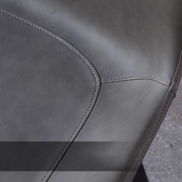 Industrial Metal Kitchen Dining Room Side Chair Solid Back Chair Clearhalo ' kitchen&dining_furn' 'Dining Chairs' 'Dining Tables & Seating' 'dining_chair' 'furn' 'furn_dining_chair' 'Furniture' 'furniture_dining_chair' 'Kitchen & Dining Furniture' 'kitchen' 1200x1200_da787acd-a3a0-4dd7-b20f-c45847bbb5a4