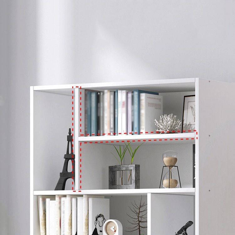 Manufactured Wood Standard Bookshelf Scandinavian Vertical Closed Back Bookshelf Clearhalo 'Bookcases' 'Furniture' 'furniture_bookcases' 'kitchen' 'kitchen_bookcases' 'Living Room Furniture' 'Office Furniture' 1200x1200_da7942a4-d2ad-4686-a63f-c9dae35e45a0