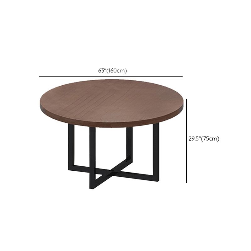 Dark Brown Solid Wood Dining Set 1/3/9 Pieces Dinette Set with Metal Chairs Clearhalo 'Dining Room Sets' 'Dining Tables & Seating' 'dining_room_set' 'furn' 'furn_dining_room_set' 'Furniture' 'Kitchen & Dining Furniture' 1200x1200_da7a4d01-b1b2-4cd7-9053-10d25f6c83f3