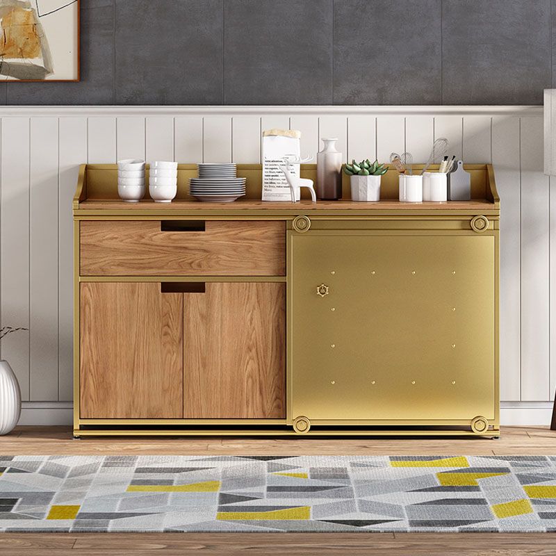 Modern Engineered Wood Sideboard Sliding Doors Sideboard for Living Room Clearhalo 'buffet_sideboard' 'Buffets & Sideboards' 'furn' 'furn_buffet_sideboard' 'Furniture' 'Kitchen & Dining Furniture' 1200x1200_da7d7d6c-0722-4214-84cb-c57fef168cb7