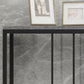 Modern Rectangle Console Table 31.5-inch Tall Iron Accent Table