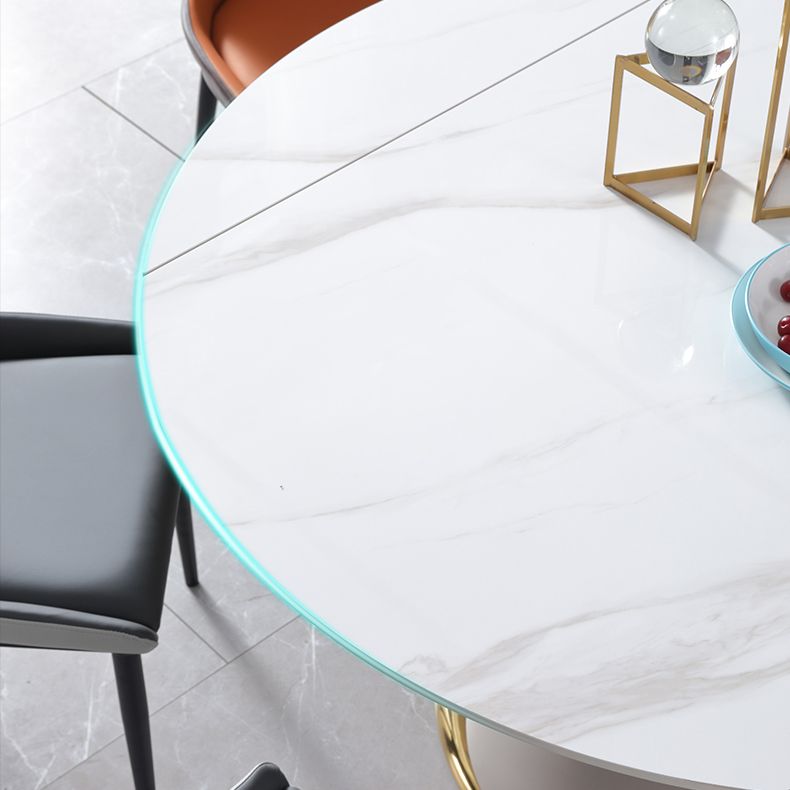 Extendable Modern Kitchen Dining Furniture Set with Sintered Stone Table Dining Room Table Set Clearhalo 'Dining Room Sets' 'Dining Tables & Seating' 'dining_room_set' 'furn' 'furn_dining_room_set' 'Furniture' 'furniture_dining_room_set' 'Kitchen & Dining Furniture' 'kitchen&dining_furn' 'kitchen' 1200x1200_da802f57-297d-4add-9371-53eacc5ff780