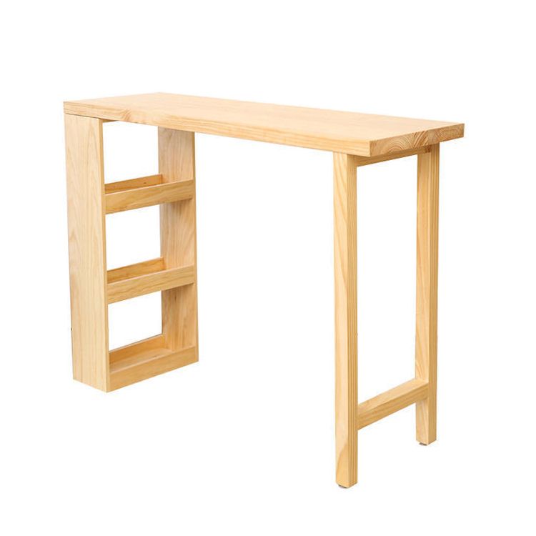 Rectangle Wood Top Counter Table 42-inch Height Modern Bar Table Clearhalo 'Bar Furniture' 'Bar Tables' 'bar_tables' 'furn' 'furn_bar_tables' 'Furniture' 'furniture_bar_tables' 'Kitchen & Dining Furniture' 1200x1200_da820c65-b26a-491e-a1d8-2701e4cb509d