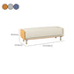 Glam Cushioned Seating Bench Rectangle Entryway and Bedroom Bench Clearhalo 'Benches' 'Chairs & Seating' 'furn' 'furn_benches' 'Furniture' 'Living Room Furniture' 1200x1200_da826755-9106-47f9-b77c-fd775fbd7edd
