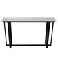 Modern Rectangle Hall/Pub Table Stone Bistro Bar Height Cocktail Table Clearhalo 'Bar Furniture' 'Bar Tables' 'bar_tables' 'furn' 'furn_bar_tables' 'Furniture' 'furniture_bar_tables' 'Kitchen & Dining Furniture' 1200x1200_da827adb-fc66-4df3-b08a-0f43a56cf0e3
