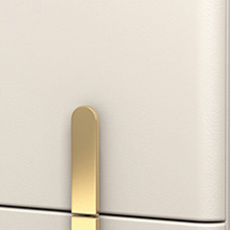 20 Zoll H-Nachttisch 2-Drawer Storage Glam Massivholz Nachttisch mit Beinen