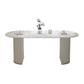 Traditional Luxury Dining Table Oval Double Pedestal Dining Site Table for Dining Room Clearhalo ' dining_table' 'Dining Tables & Seating' 'Dining Tables' 'furn' 'furn_dining_table' 'Furniture' 'furniture_dining_table' 'Kitchen & Dining Furniture' 'kitchen&dining_furn' 'kitchen' 'kitchen_dining_table' 1200x1200_da84efa6-51a5-4605-8b82-04bb4ed48237