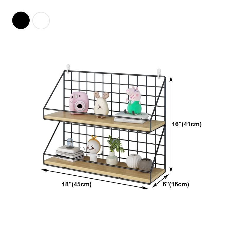 Home Floating Bookcase Modern Metal Bookshelf With Rectangular Shelves Clearhalo 'Bookcases' 'furn' 'furn_bookcases' 'Furniture' 'furniture_bookcases' 'Office Furniture' 1200x1200_da890b85-0795-4c30-8d0a-b8aa19077b64