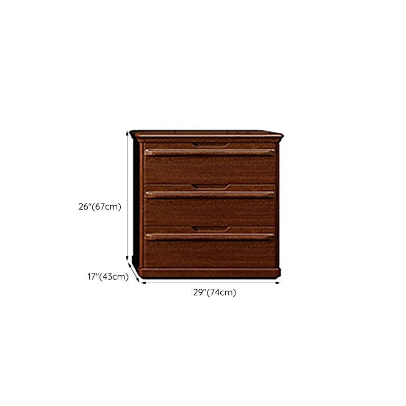 Brown 29.13" Wide Accent Chest Mid-Century Modern Wood Accent Chest Clearhalo 'Cabinets & Chests' 'cabinets_chests' 'furn' 'furn_cabinets_chests' 'Furniture' 'Living Room Furniture' 1200x1200_da8c3d42-49d1-4b60-9945-bc634cf65cb5