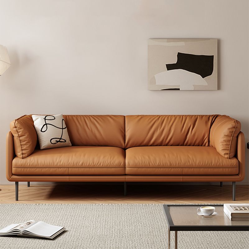 Glam Cushions Standard Pillow Top Arm Stationary Settee for Living Room Clearhalo 'furn' 'furn_sofas' 'Furniture' 'furniture_sofas' 'Living Room Furniture' 'Sofa' 'sofas' 1200x1200_da8c78fe-afb7-4c93-9c0e-47bc4e9c494c