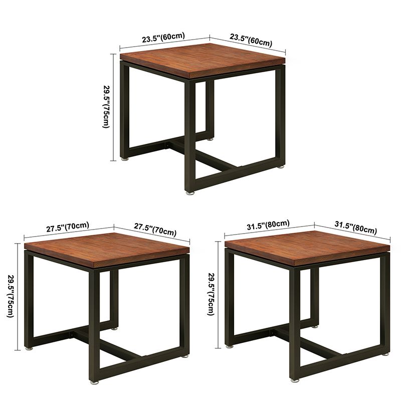 Industrial Style Solid Wood Dining Table Trestle Base Dining Site Table for Dining Room Clearhalo ' dining_table' 'Dining Tables & Seating' 'Dining Tables' 'furn' 'furn_dining_table' 'Furniture' 'furniture_dining_table' 'Kitchen & Dining Furniture' 'kitchen&dining_furn' 'kitchen' 'kitchen_dining_table' 1200x1200_da8cc42a-1b0e-4920-b7f0-11cc38adc7bd