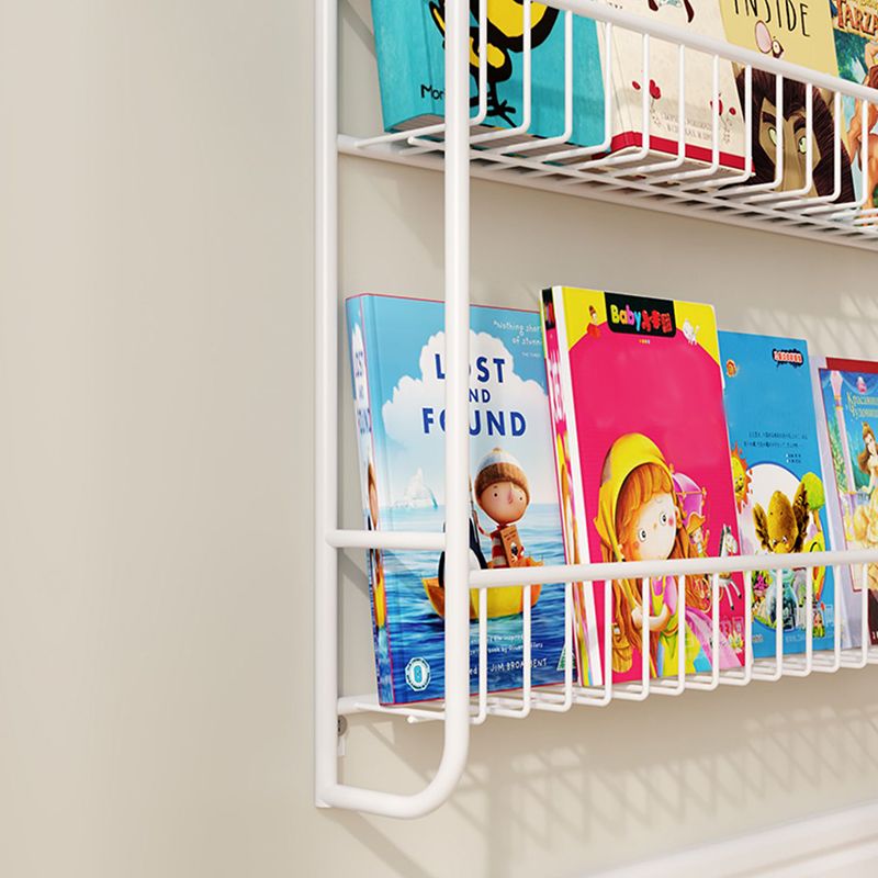 Modern Metal Floating Bookcase Closed Back Wall Mounted Book Shelf Clearhalo 'Bookcases' 'furn' 'furn_bookcases' 'Furniture' 'furniture_bookcases' 'kitchen' 'kitchen_bookcases' 'Living Room Furniture' 'Office Furniture' 1200x1200_da9015ed-5a46-4512-8ef0-a77b9de3616b