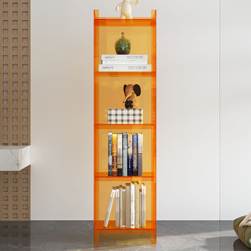 Glam Acrylic Vertical Standard Bookshelf Closed Back Bookshelf for Living Room Clearhalo 'Bookcases' 'furn' 'furn_bookcases' 'Furniture' 'furniture_bookcases' 'kitchen' 'kitchen_bookcases' 'Living Room Furniture' 'Office Furniture' 1200x1200_da93a6e8-13bc-425b-9a11-3b5cc9eed81e