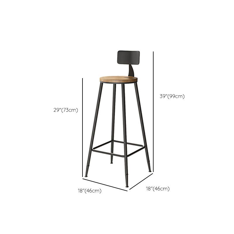 Tavolo da bar in stile industriale Set da bancone in legno massello rettangolare da 1/7 pezzi