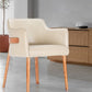 Modern Simple Arm Chair Wooden Base Dining Arm Chair for Living Room Clearhalo 'Dining Chairs' 'Dining Tables & Seating' 'dining_chair' 'furn' 'furn_dining_chair' 'Furniture' 'Kitchen & Dining Furniture' 1200x1200_da974642-d76b-4ec1-a8bd-43bc30bb6415