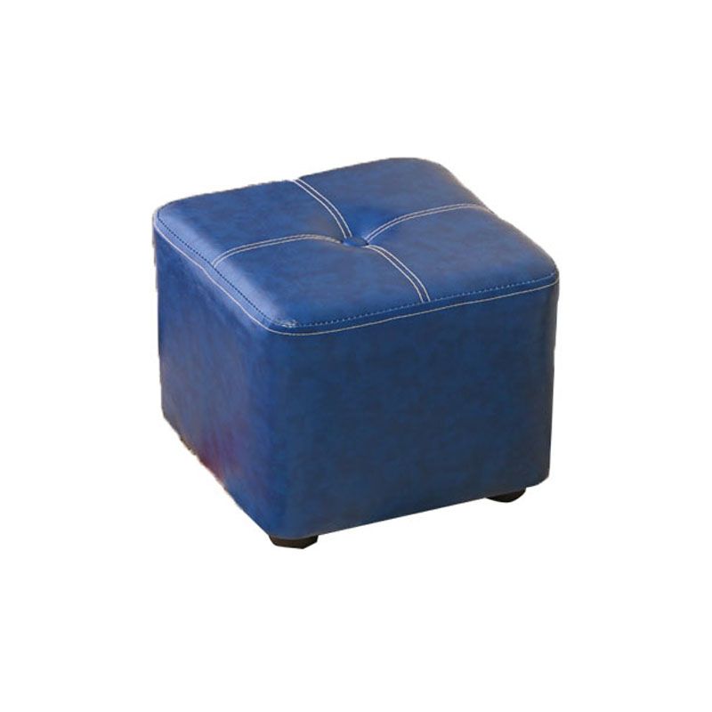 Contemporary Rectangle Shape Ottoman Faux Leather Standard with Tufted Clearhalo 'furn' 'furn_ottomans_poufs' 'Furniture' 'Living Room Furniture' 'Ottomans & Poufs' 'ottomans_poufs' 1200x1200_da97f0f8-9c28-4f3c-a8e4-a2b23407326f