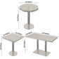 Industrial Stainless Steel Dining Table Metal Base Table for Dinning Room Clearhalo ' dining_table' 'Dining Tables & Seating' 'Dining Tables' 'furn' 'furn_dining_table' 'Furniture' 'furniture_dining_table' 'Kitchen & Dining Furniture' 'kitchen&dining_furn' 'kitchen' 'kitchen_dining_table' 1200x1200_da994998-fa2b-42d5-88b8-3644aa8e1be3