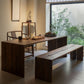 Solid Wood Dining Table Brown Dining Table for Kitchen Dining Room Clearhalo 'Dining Tables & Seating' 'Dining Tables' 'dining_table' 'furn' 'furn_dining_table' 'Furniture' 'Kitchen & Dining Furniture' 1200x1200_da99bfa2-5959-4c46-a383-c1d3b901c29b