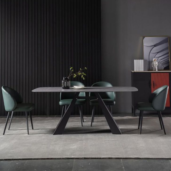 Contemporary Kitchen Dining Side Chair Leather Dining Chairs Clearhalo 'Dining Chairs' 'Dining Tables & Seating' 'dining_chair' 'furn' 'furn_dining_chair' 'Furniture' 'Kitchen & Dining Furniture' 1200x1200_da9ac509-488f-4452-a174-5caf4937d722