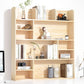 Natural Pine Wood Standard Bookshelf Modern Closed Back Bookshelf Clearhalo 'Bookcases' 'furn' 'furn_bookcases' 'Furniture' 'furniture_bookcases' 'kitchen' 'kitchen_bookcases' 'Living Room Furniture' 'Office Furniture' 1200x1200_da9ae5b0-921e-4673-95e6-7d13850d2b8f