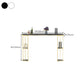 Gold Metal Pub Table Stone Top Industrial Bar Table with Storages Clearhalo 'Bar Furniture' 'Bar Tables' 'bar_tables' 'furn' 'furn_bar_tables' 'Furniture' 'Kitchen & Dining Furniture' 1200x1200_da9ba0d8-c486-4e11-b998-c01e2e5638da