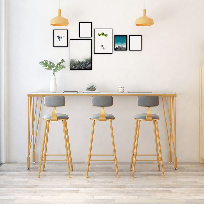 1/4/7 Pieces Pub Dining Set Modern Faux Marble Bar Stool and Table Set Clearhalo 'Bar Furniture' 'furn' 'furn_home_bar_bar_sets' 'Furniture' 'Home Bars & Bar Sets' 'home_bar_bar_sets' 'Kitchen & Dining Furniture' 1200x1200_da9c87a0-55c6-41bd-83ef-c069bdf3a5b3