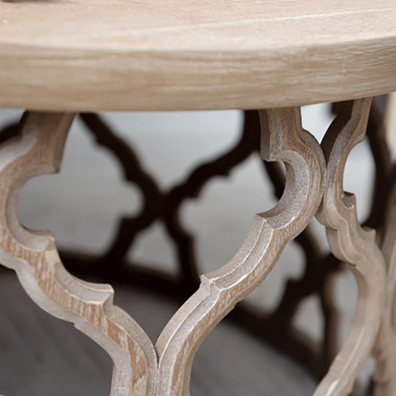 Rustic Style Antique Pedestal Coffee Table Round Wood Cocktail Table Clearhalo 'Coffee & Accent Tables' 'Coffee Tables' 'coffee_tables' 'furn' 'furn_coffee_tables' 'Furniture' 'furniture_coffee_tables' 'Living Room Furniture' 1200x1200_daa20c64-1224-4066-958e-c078738e017d