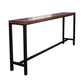 Juego de comedor de Pub con caballete Industrial, juego de mesa de Bar rectangular de madera maciza de 1/2/5 piezas