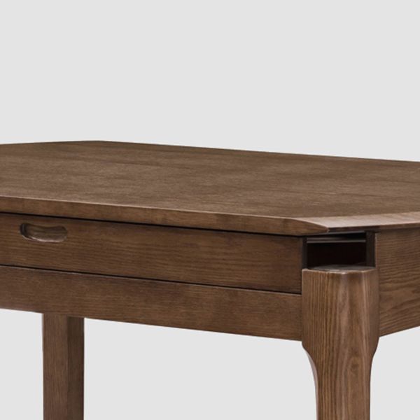 Modern Style Brown Dining Table Round Solid Wood Dining Table with 4 Legs Clearhalo ' dining_table' 'Dining Tables & Seating' 'Dining Tables' 'furn' 'furn_dining_table' 'Furniture' 'furniture_dining_table' 'Kitchen & Dining Furniture' 'kitchen&dining_furn' 'kitchen' 'kitchen_dining_table' 1200x1200_daa4040b-2501-4217-925a-4350edd7709e
