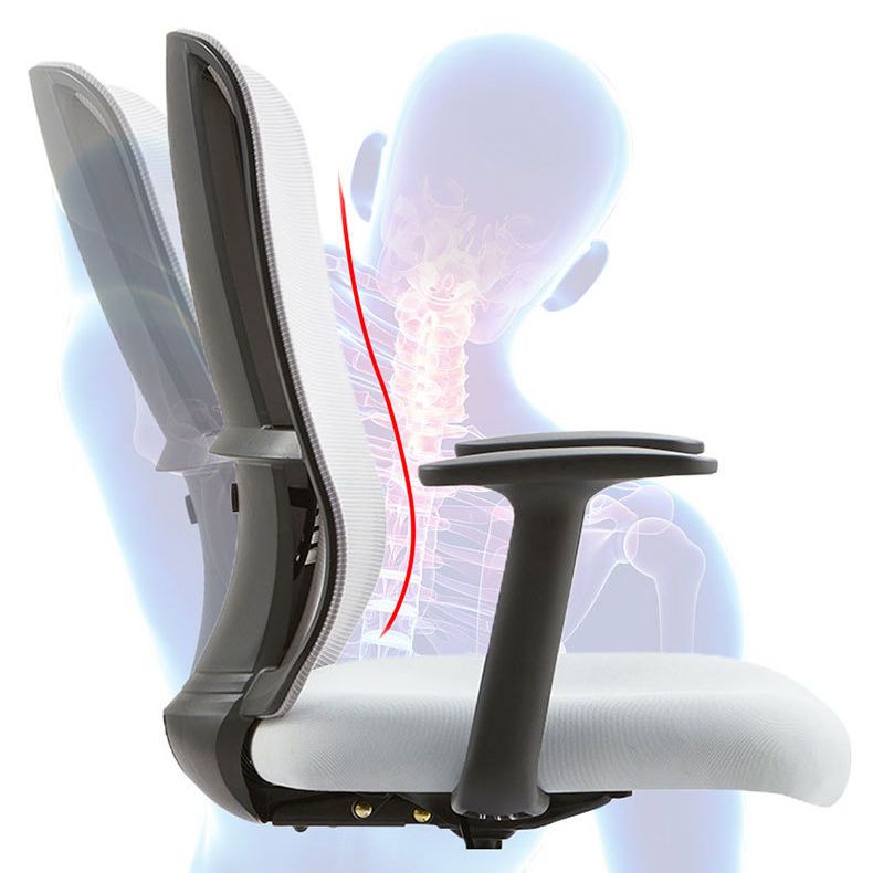 Contemporary Arm Chair Adjustable Seat Height Pillow Included Office Chair Clearhalo 'furn' 'furn_office_chair' 'Furniture' 'Office Chairs' 'Office Furniture' 'office_chair' 1200x1200_daa4bc5b-6c4f-421e-b8dc-58833f008666