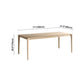 Rectangle Kitchen Dining Table Pine Solid Wood Table Modern with 4 Legs Clearhalo ' dining_table' 'Dining Tables & Seating' 'Dining Tables' 'furn' 'furn_dining_table' 'Furniture' 'furniture_dining_table' 'Kitchen & Dining Furniture' 'kitchen&dining_furn' 'kitchen' 'kitchen_dining_table' 1200x1200_daa5419f-2201-4fde-b39e-3e5d13c2ddbc