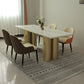 Metal Traditional Luxury Rectangle Indoor Table Sintered Stone Table for Home Clearhalo ' dining_table' 'Dining Tables & Seating' 'Dining Tables' 'furn' 'furn_dining_table' 'Furniture' 'furniture_dining_table' 'Kitchen & Dining Furniture' 'kitchen&dining_furn' 'kitchen' 'kitchen_dining_table' 1200x1200_daa739e1-a5db-44f6-8159-b62a8dfc729b