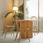 Minimalistische ronde eettafelset 1/2/3/4/5/7-delige grenen dinetteset
