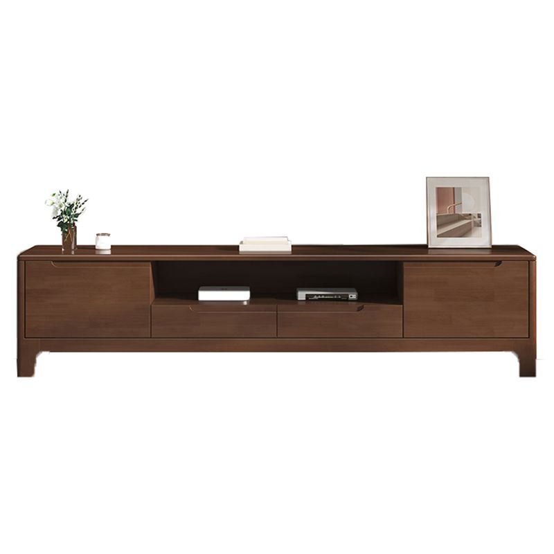 Solid Wood Media Console TV Stand Modern TV Stand Console with Drawers Clearhalo 'furn' 'furn_tv_stands_entertainment_centers' 'Furniture' 'Living Room Furniture' 'TV Stands & Entertainment Centers' 'TV Stands & Media Storage Furniture' 'tv_stands_entertainment_centers' 1200x1200_daa9cdbc-9fad-4e56-a9f9-78c47c86b31d