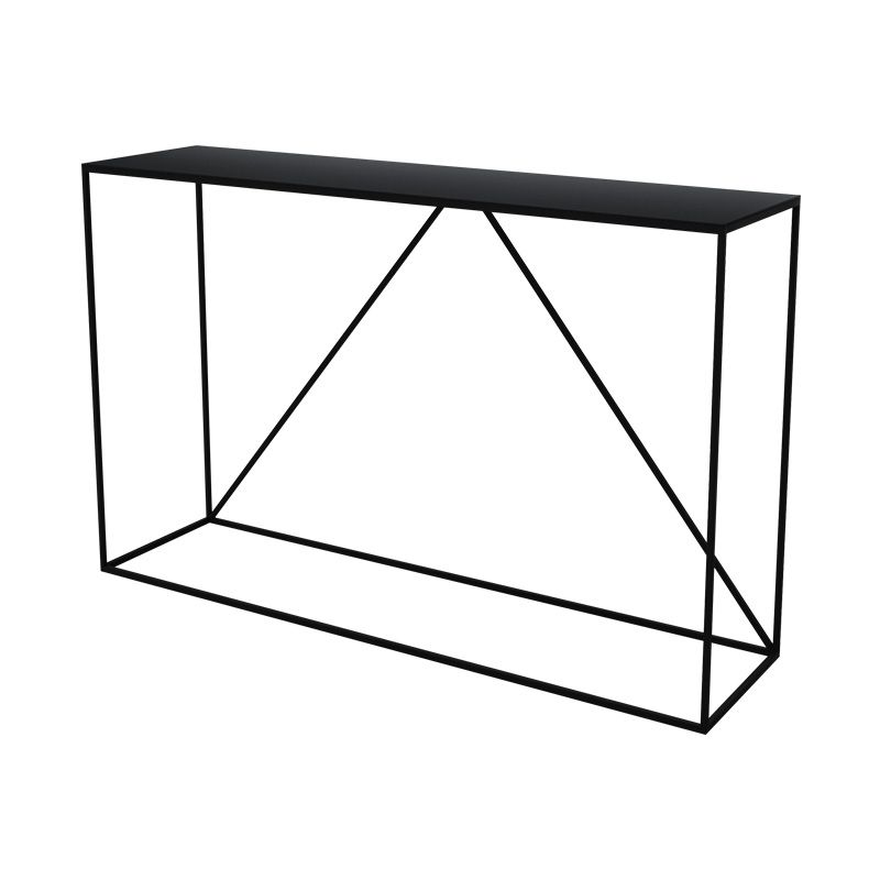 Contemporary Hall Metal Console Table Rectangle Frame Console Accent ...
